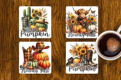 Coaster Set - Howdy Fall